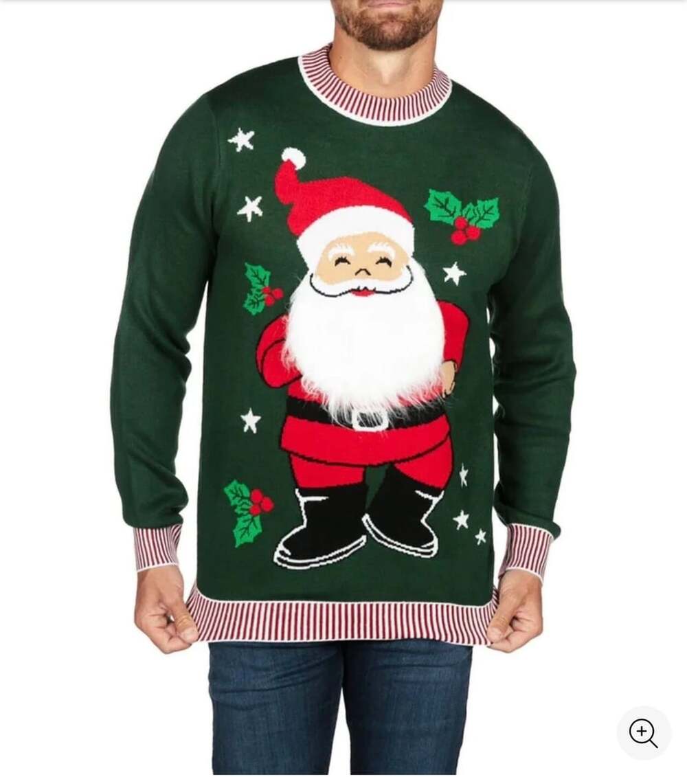 Tipsy Elves Men's It's Flipping Christmas Ugly Christmas Sweater Size XL NEW